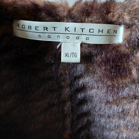 Robert Kitchen Printed Suede Canada Designer Jacket, Size XL - Picture 7 of 11